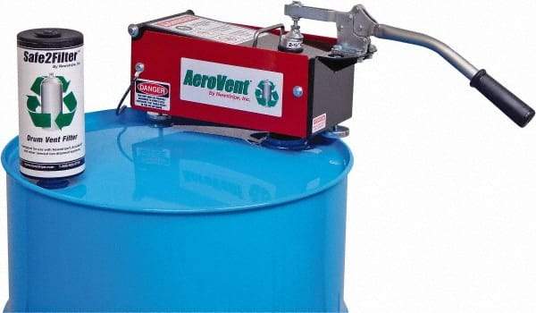 Made in USA - Aerosol Can Disposal - 9" High x 12" Wide x 20" Deep, For 30 & 55 Gal Drums - Exact Tool & Supply