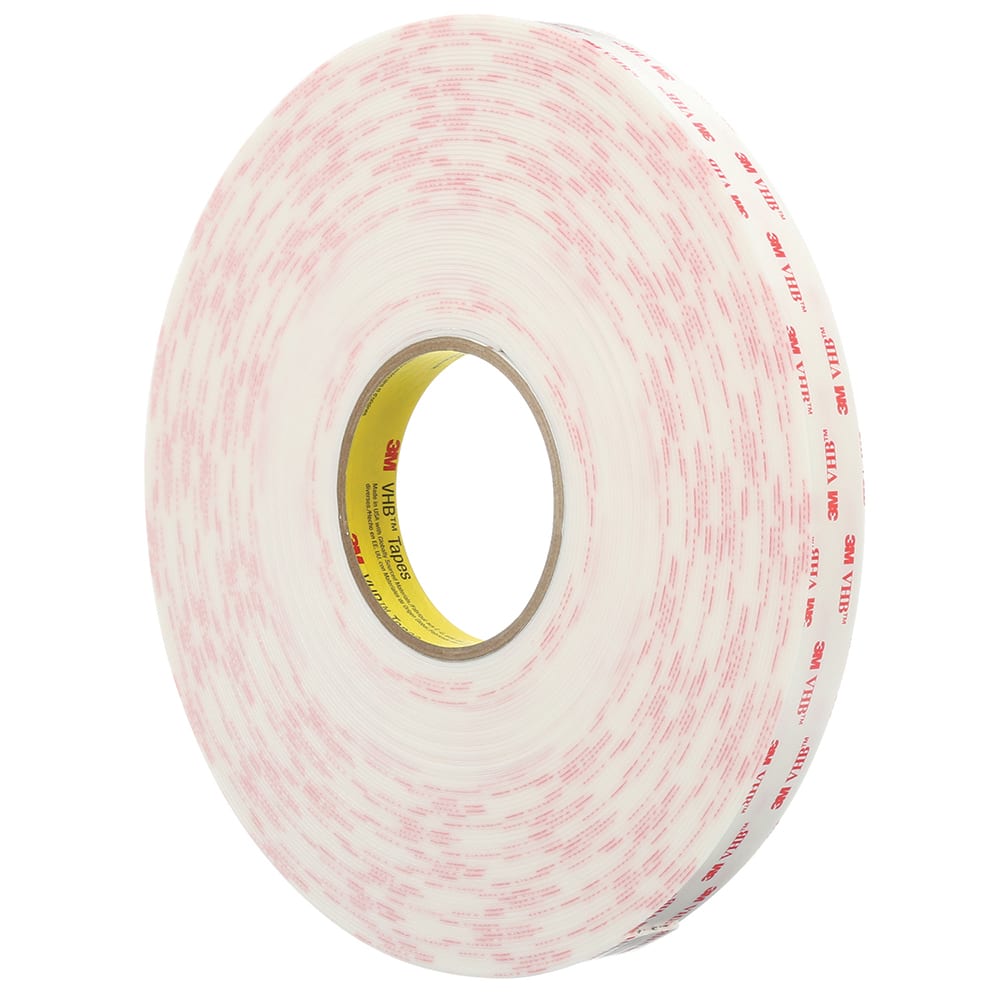 3M - Double Sided Tape; Material Family: Foam ; Length Range: 36 yd. - Exact Tool & Supply