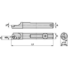 GSBMW61003R STEEL SHANK BORING BAR - Exact Tool & Supply