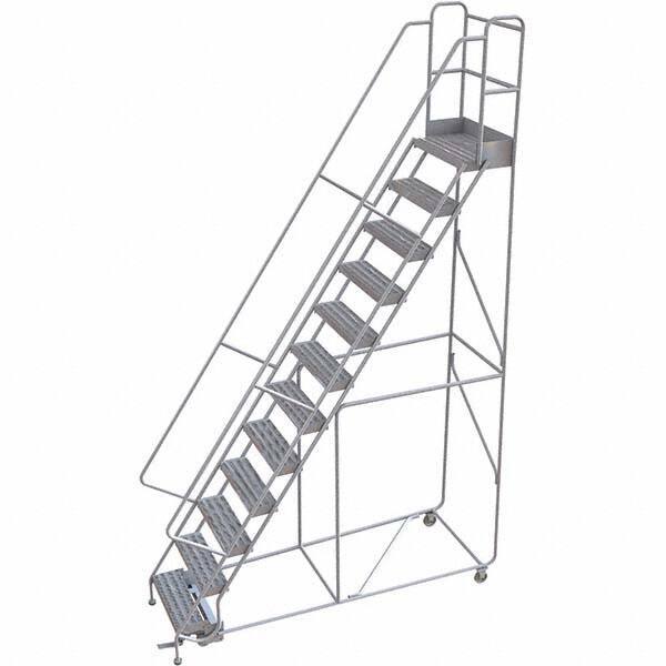 TRI-ARC - Rolling & Wall Mounted Ladders & Platforms Type: Rolling Warehouse Ladder Style: Rolling Safety Ladder - Exact Tool & Supply