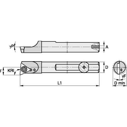 FCBM61525R CARBIDE SHANK BORING BAR - Exact Tool & Supply