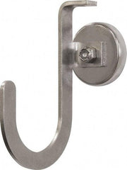 Mag-Mate - 25 Lb Capacity, 2-3/4" Projection, 304 Stainless Steel Magnetic J Hook - 3-7/8" OAL - Exact Tool & Supply