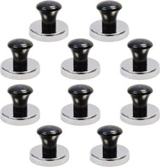 Mag-Mate - 1-13/32" Diam x 1-13/32" Long 1-1/32" Magnet Height, 25 Lb Max Pull Magnetic Print Holder - Round, 1.03" High, 11 Lb Average Magnetic Pull - Exact Tool & Supply