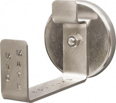 Mag-Mate - 45 Lb Capacity, 4-3/8" Projection, 303 Stainless Steel Magnetic Hose Cord Hook - 4-3/8" OAL - Exact Tool & Supply