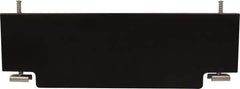 Mag-Mate - 2' Wide x 0.69' High, Stainless Steel Vertical Wind Welding Barricade - Black - Exact Tool & Supply