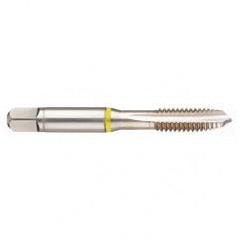 M20x2.5 6H 4-Flute Cobalt Yellow Ring Spiral Point Plug Tap-Bright - Exact Tool & Supply