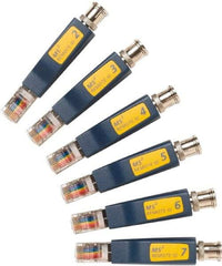 Fluke Networks - Blue Electrical Test Equipment Identifier Kit - Use with Microscanners2 Cable Testers - Exact Tool & Supply