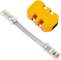 Fluke Networks - Yellow Electrical Test Equipment Modular Adapter - Use with Telephone Test Sets - Exact Tool & Supply