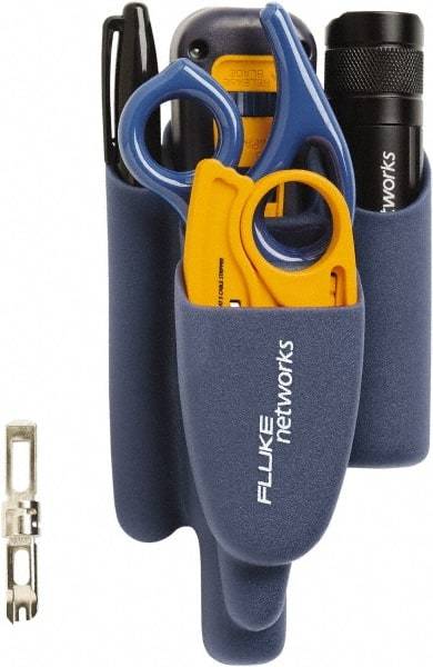 Fluke Networks - 7 Piece, Punchdown Tool Kit - Comes in Clam Shell - Exact Tool & Supply