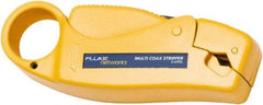 Fluke Networks - 1 Piece, Coaxial Wire Stripper - Comes in Clam Shell - Exact Tool & Supply