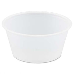 DART - Polystyrene Portion Cups, 3.25 oz, Translucent, 250/Bag, 10 Bags/Carton - Exact Tool & Supply