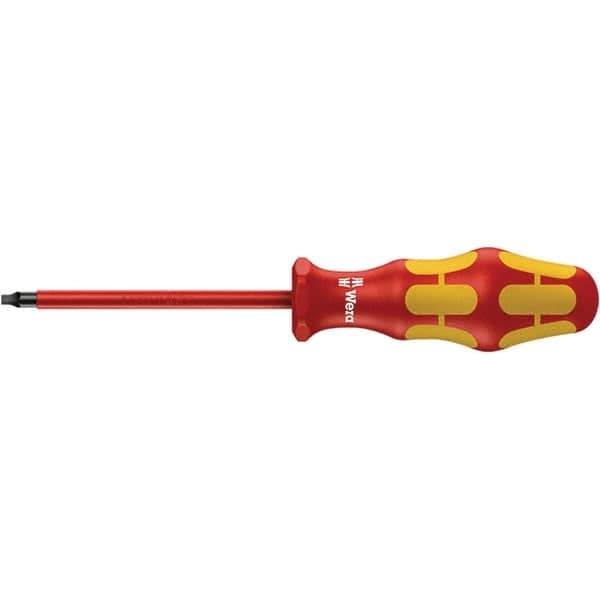 Wera - #2 Point, 4" Blade Length Insulated Screwdriver - 248mm OAL - Exact Tool & Supply