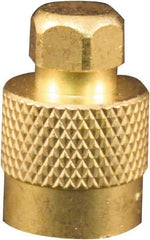 Milton - Screwdriver Type Valve Cap - For Large Bore Tire Valves - Exact Tool & Supply