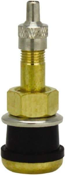 Milton - Clamp-In Tubeless Tire Valve - For Trucks, Buses - Exact Tool & Supply