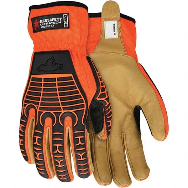 MCR Safety - Size S, ANSI Cut Lvl A5, Abrasion Lvl 4, Cut Resistant Gloves - Exact Tool & Supply