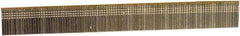 Stanley Bostitch - 18 Gauge 0.05" Shank Diam 5/8" Long Brad Nails for Power Nailers - Steel, Bright Finish, Ring Shank, Straight Stick Adhesive Collation, Brad Head, Chisel Point - Exact Tool & Supply