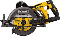 DeWALT - 60 Volt, 7-1/4" Blade, Cordless Circular Saw - 5,800 RPM, Lithium-Ion Batteries Not Included - Exact Tool & Supply