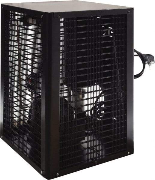 Alpha-Pure - 15 hp, 3/4" Pipe, 50 CFM Refrigerated Compressed Air Dryer - FNPT End Connections, 230 Max psi, 8.38 Amp, 0.84 kw, 115 Volt, 17-1/2" Long x 17-1/2" Wide x 24" High, Closed Auto Drain - Exact Tool & Supply