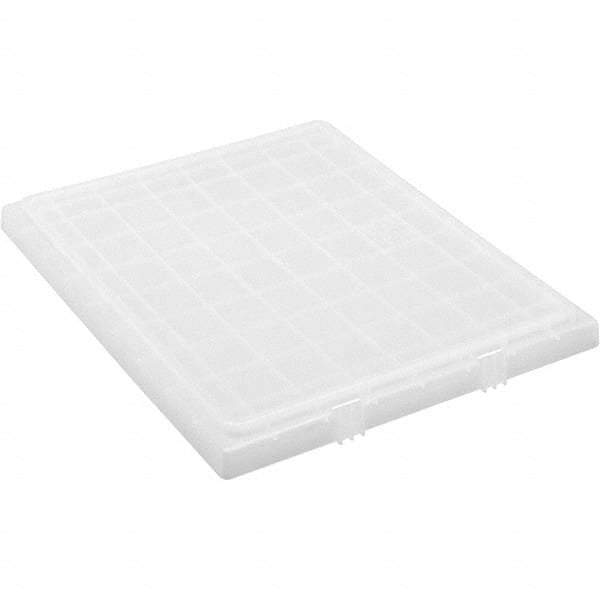 Quantum Storage - Tote & Storage Container Lids Width (Decimal Inch): 6.4 Length (Decimal Inch): 20.5 - Exact Tool & Supply