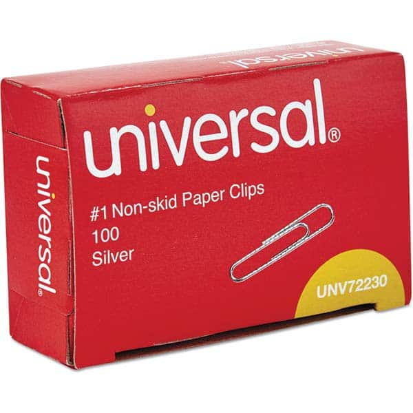 UNIVERSAL - Binder Clips Binder Type: Paper Fastener Color: Silver - Exact Tool & Supply