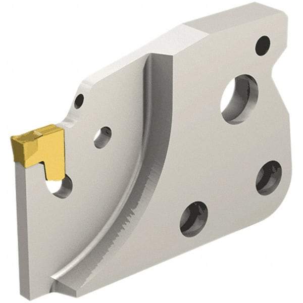 Iscar - 1.2992" Blade Height, 0.2835" Blade Width, 1.7913" OAL, Right Hand Cut, Single End Indexable Cut-Off Blade - DGPAD Blade, Do-Grip, JetHPLine, Modular Grip Series - Exact Tool & Supply