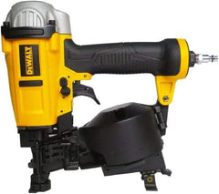 DeWALT - 3/4 to 1-3/4" Nail Length, 0.12" Nail Diam, Roofing Air Nailer - 70 to 120 psi - Exact Tool & Supply