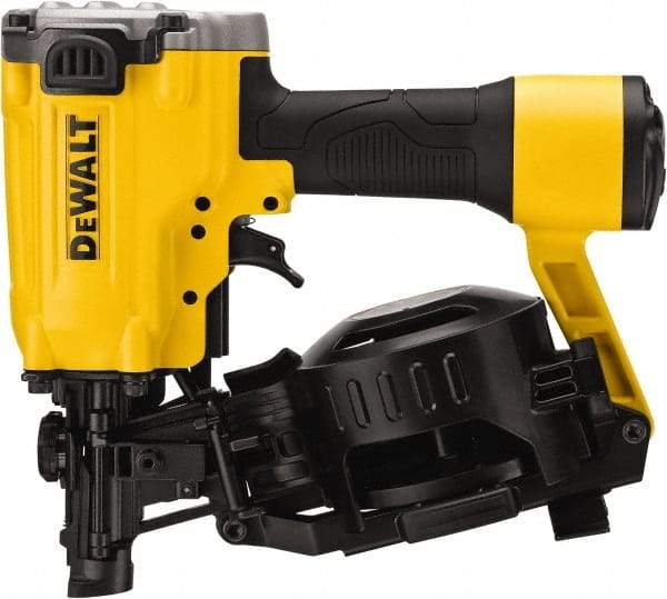 DeWALT - 3/4 to 1-3/4" Nail Length, 0.12" Nail Diam, Roofing Air Nailer - 70 to 120 psi - Exact Tool & Supply