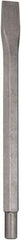 DeWALT - 1" Head Width, 12" OAL, 3/4" Shank Diam, Cold Chisel - Spline Drive, Spline Shank, Steel - Exact Tool & Supply
