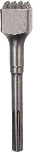 DeWALT - 1-3/4" Head Width, 10" OAL, 3/4" Shank Diam, Bushing Tool Chisel - SDS Max Drive, SDS Max Shank, Steel - Exact Tool & Supply