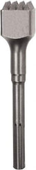 DeWALT - 1-3/4" Head Width, 10" OAL, 3/4" Shank Diam, Bushing Tool Chisel - SDS Max Drive, SDS Max Shank, Steel - Exact Tool & Supply