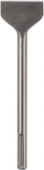DeWALT - 3" Head Width, 12" OAL, 1-1/8" Shank Diam, Scaling Chisel - SDS Max Drive, SDS Max Shank, Steel - Exact Tool & Supply