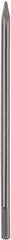DeWALT - 1/2" Head Width, 18" OAL, 1-1/8" Shank Diam, Point Chisel - SDS Max Drive, SDS Max Shank, Steel - Exact Tool & Supply