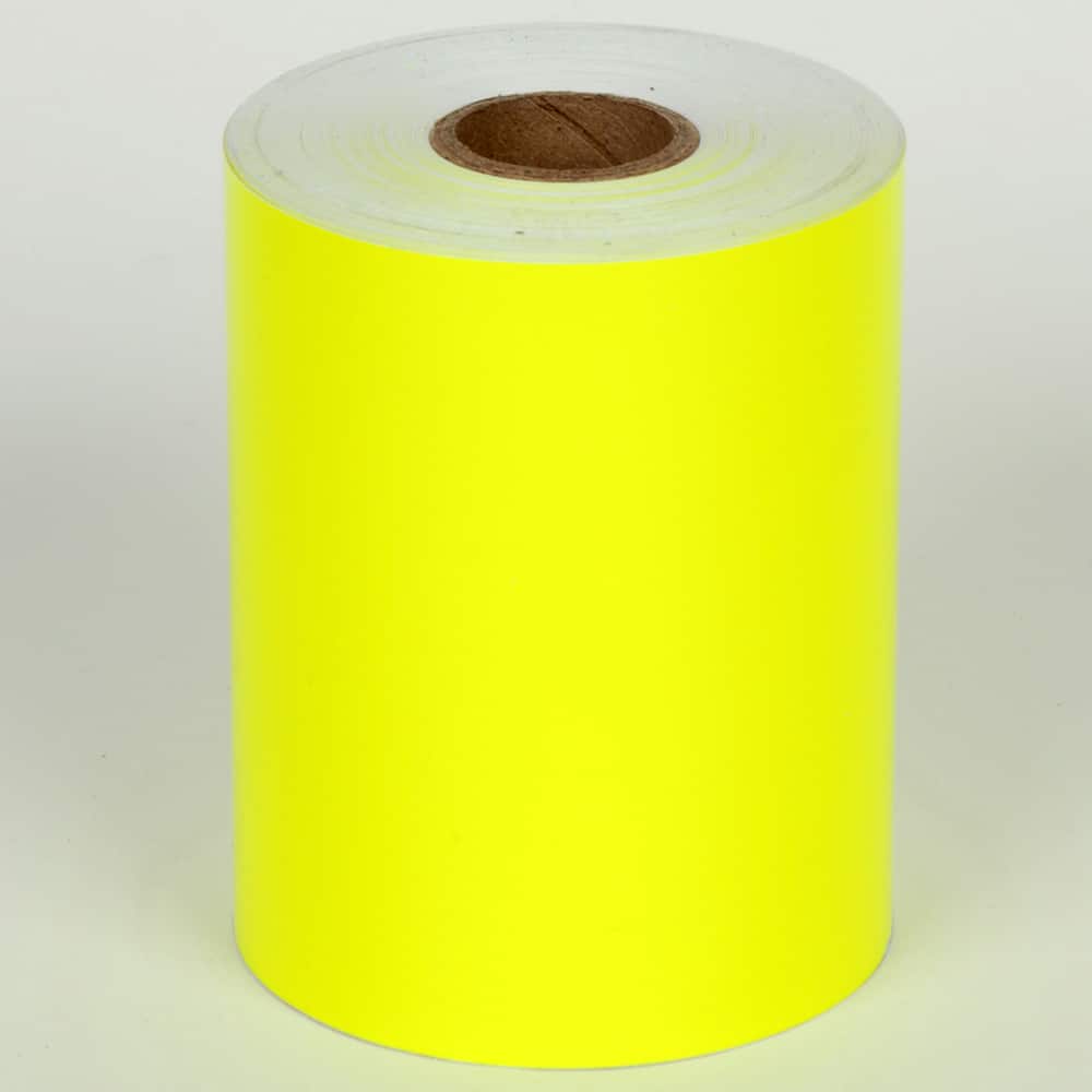 Cobra Systems - Labels, Ribbons & Tapes; Type: Vinyl Tape ; Color: Yellow ; For Use With: VNM4PRO ; Width (Inch): 4 ; Length (Feet): 75 ; Material: Vinyl - Exact Tool & Supply