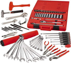 Proto - 78 Piece 1/2" Drive Master Tool Set - Comes in Tool Box - Exact Tool & Supply