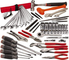 Proto - 62 Piece 3/8" Drive Master Tool Set - Comes in Tool Box - Exact Tool & Supply