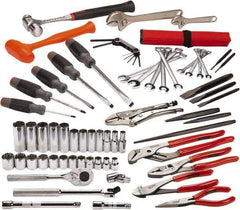 Proto - 67 Piece 1/2" Drive Master Tool Set - Comes in Tool Box - Exact Tool & Supply
