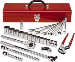 Proto - 27 Piece 3/4 & 1" Drive Master Tool Set - Comes in Tool Box - Exact Tool & Supply