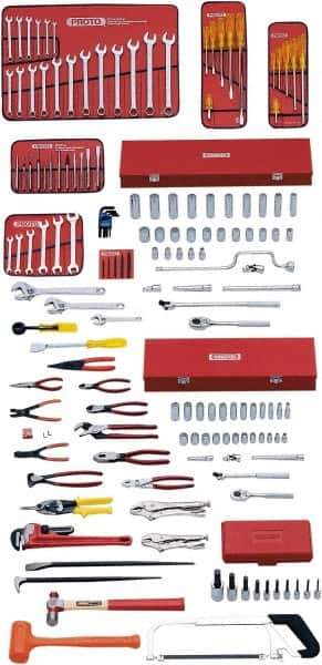 Proto - 157 Piece 3/8 & 1/2" Drive Master Tool Set - Comes in Top Chest - Exact Tool & Supply