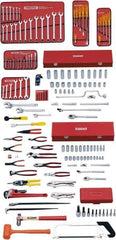 Proto - 157 Piece 3/8 & 1/2" Drive Master Tool Set - Comes in Top Chest - Exact Tool & Supply