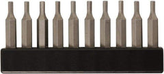 Wiha - Hex Screwdriver Bit - 4mm Drive, 28mm OAL - Exact Tool & Supply