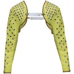 National Safety Apparel - Size Universal, Yellow Kevlar Shoulder Cap Sleeves Sleeve - Exact Tool & Supply