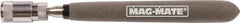 Mag-Mate - 32" Long LED Light Magnetic Retriever Tool - 22 Lb Max Pull, 7-1/2" Collapsed Length, 11/16" Head Diam, Stainless Steel - Exact Tool & Supply