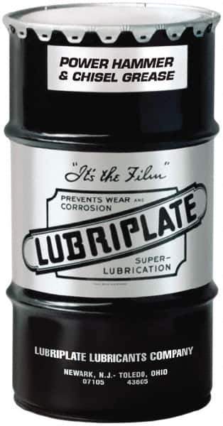 Lubriplate - 120 Lb Drum Aluminum Extreme Pressure Grease - Black, Extreme Pressure, 400°F Max Temp, NLGIG 2, - Exact Tool & Supply