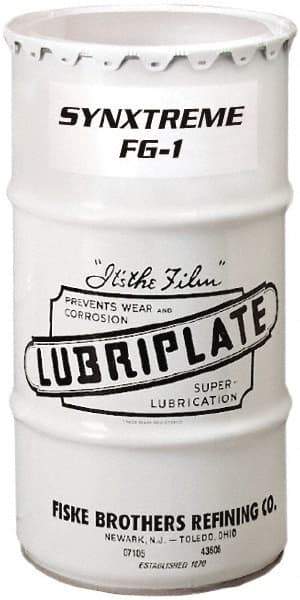 Lubriplate - 120 Lb Drum Calcium Extreme Pressure Grease - Tan, Extreme Pressure, Food Grade & High/Low Temperature, 440°F Max Temp, NLGIG 1, - Exact Tool & Supply