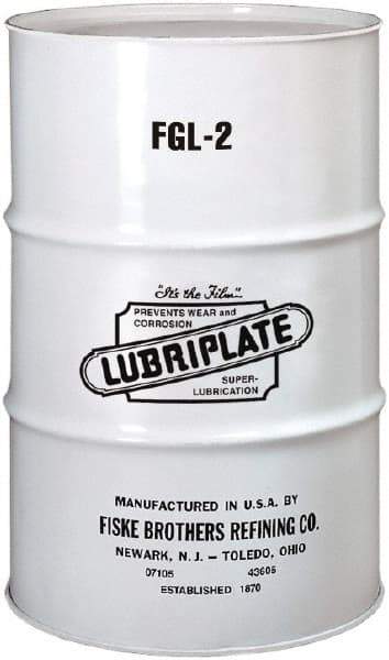Lubriplate - 400 Lb Drum Aluminum General Purpose Grease - White, Food Grade, 400°F Max Temp, NLGIG 2, - Exact Tool & Supply