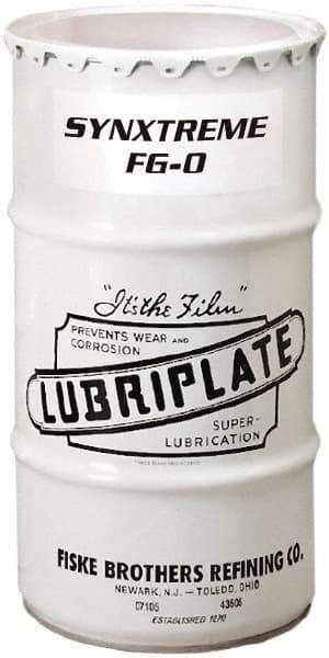 Lubriplate - 120 Lb Drum Calcium Extreme Pressure Grease - Tan, Extreme Pressure, Food Grade & High/Low Temperature, 390°F Max Temp, NLGIG 0, - Exact Tool & Supply