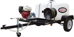 Simpson - Gas, 11.7 hp, 4,200 psi, 4 GPM, Cold Water Pressure Washer - CAT Triplex, 100' x 3/8" Hose - Exact Tool & Supply