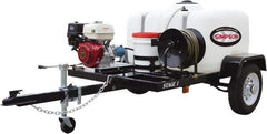 Simpson - Gas, 13 hp, 4,200 psi, 4 GPM, Cold Water Pressure Washer - CAT Triplex, 100' x 3/8" Hose - Exact Tool & Supply