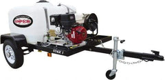 Simpson - Gas, 11.7 hp, 4,200 psi, 4 GPM, Cold Water Pressure Washer - CAT Triplex, 100' x 3/8" Hose - Exact Tool & Supply