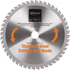Fein - Wet & Dry-Cut Saw Blades Blade Diameter (Inch): 7-1/4 Blade Material: Carbide-Tipped - Exact Tool & Supply